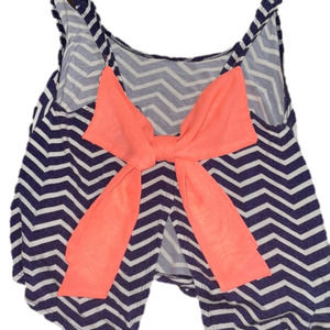 Back detail open back crop top Small